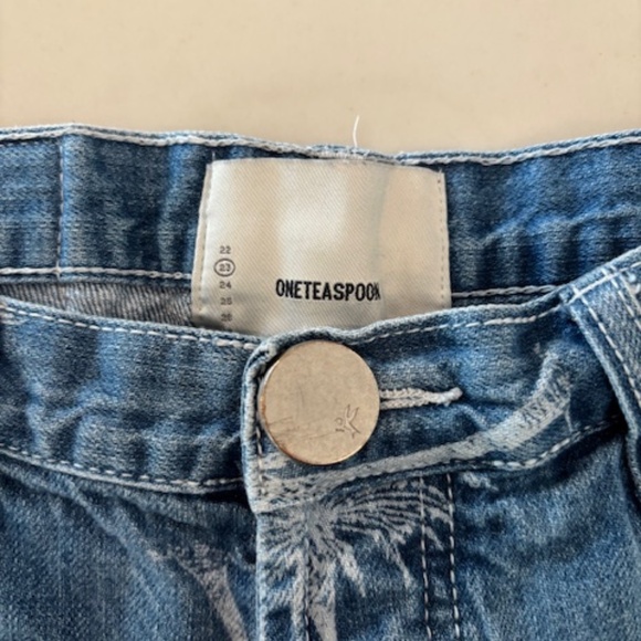 One Teaspoon Jean Shorts Size 23 - Picture 2 of 3